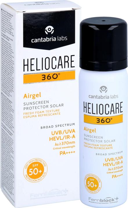 Image du produit Heliocare 360° Airgel (Crème solaire visage, SPF 50, 60 ml)