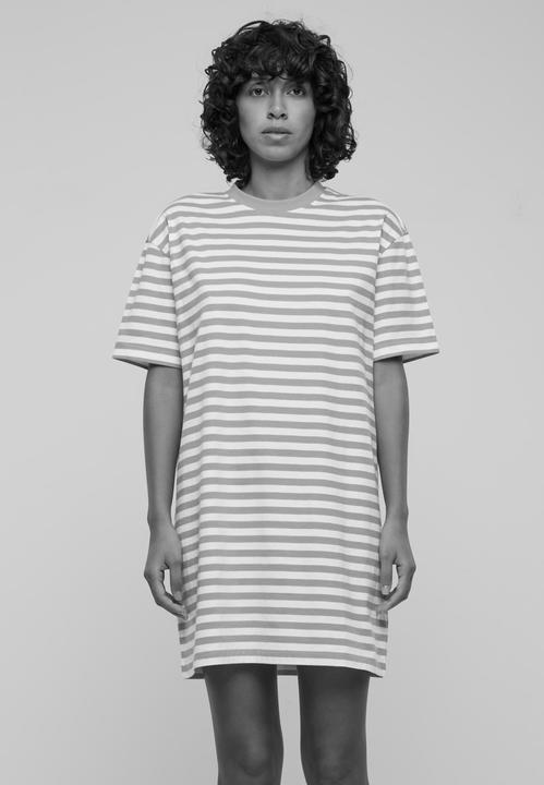 Actual product image Urban Classics Ladies Oversized Striped Tee Dress - 142655 (4XL)