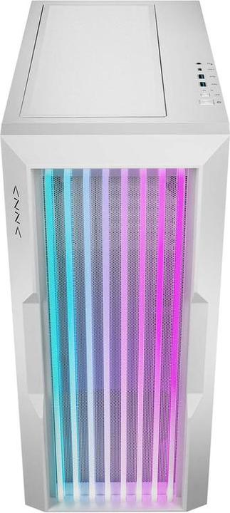 Produktbild Azza Guardian 520WG GAMING Miditower Weiss RGB Glassgitter retail (mATX, ITX, ATX)