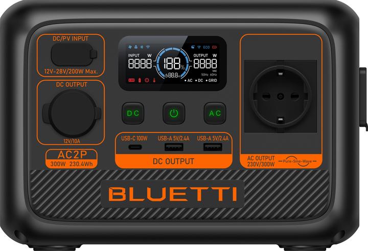 Bluetti AC2P (230.40 Wh, 3.60 kg)