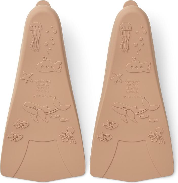Actual product image Liewood Swimming Fins Children Gustav Tuscany Rose (33 - 35)