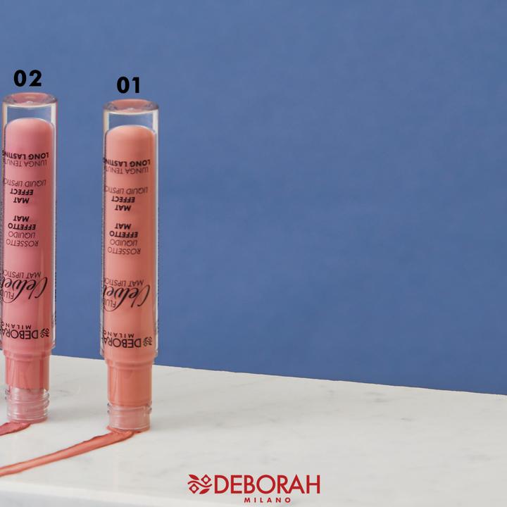 Image du produit Deborah Milano Rouge foncé Fluid Velvet Mat Lipstick (14)