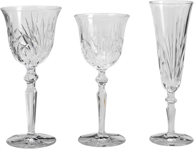 Actual product image Nachtmann Palais (18 Glasses, Red wine glasses, White wine glasses, Champagne glasses)