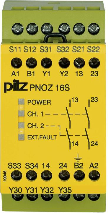 Pilz Emergency stop relay PNOZ 16S #774076