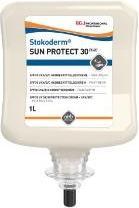 Produktbild Multi Solcreme Stokoderm Sun Protect 30 PURE uden Farve/Parfume/Parabener ECARF 1 ltr,6 x 1 Ltr/krt