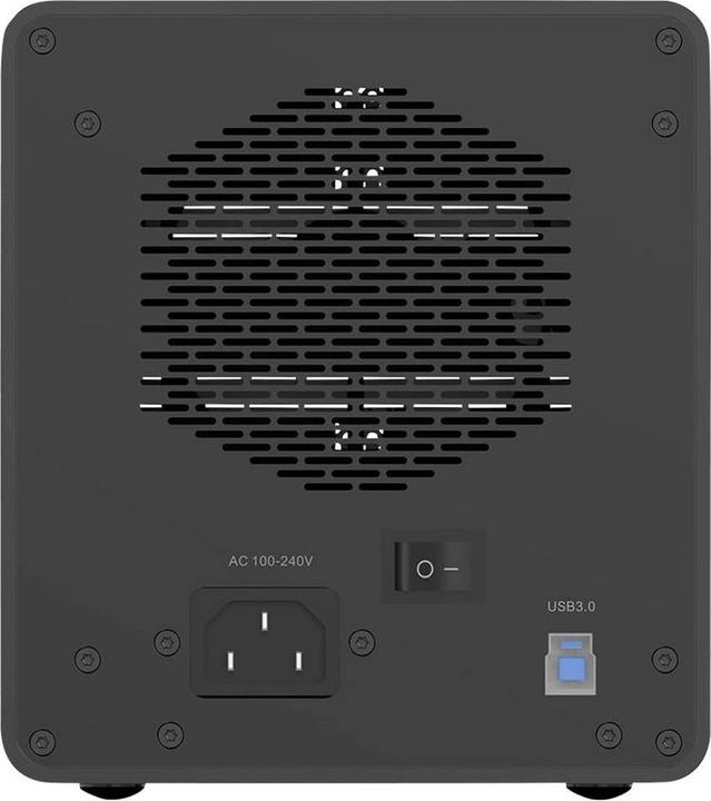 Produktbild Renkforce RF-6647598 8.9 cm (3.5 Zoll) Festplattengehäuse 4 Bay 3.5 Zoll USB-A ( (3.5")