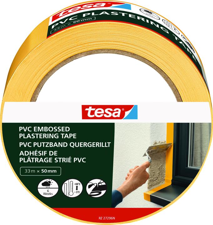 Immagine prodotto tesa Nastro per intonaco in PVC con scanalatura a croce (50 mm)