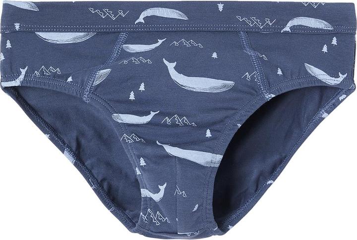 Immagine prodotto Vertbaudet Confezione da 7 slip da ragazzo in cotone biologico, balene (158, Confezione da 7)