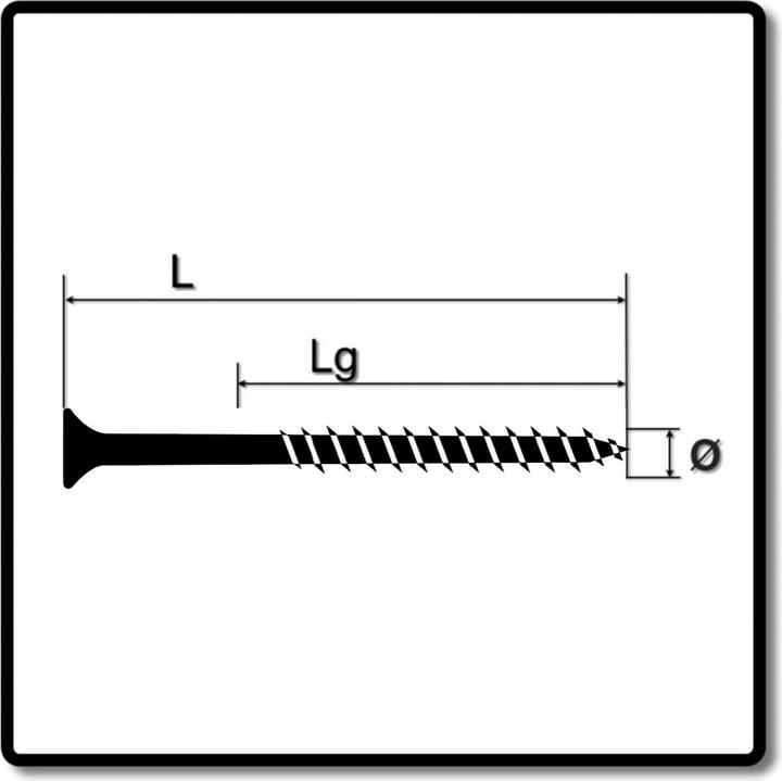 Produktbild Spax Spanplattenschrauben SK T20 4,0x60 mm (500 Schrauben pro Stück)