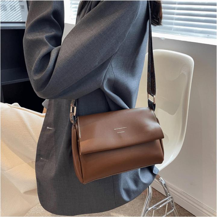 Only-Bags.Store Vegane Ledertasche, braune Handtasche, brauner Schulranzen, vegane Ledertasche, vegane