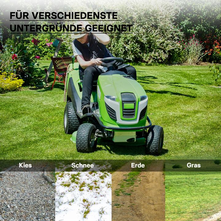 Produktbild Wiltec Reifenmantel Aufsitzrasenmäher Reifendecke Rasenmäherreifen Rasenmäher 16x5.00-8 (Rasentraktor, Gartenmaschinen Ersatzteile)