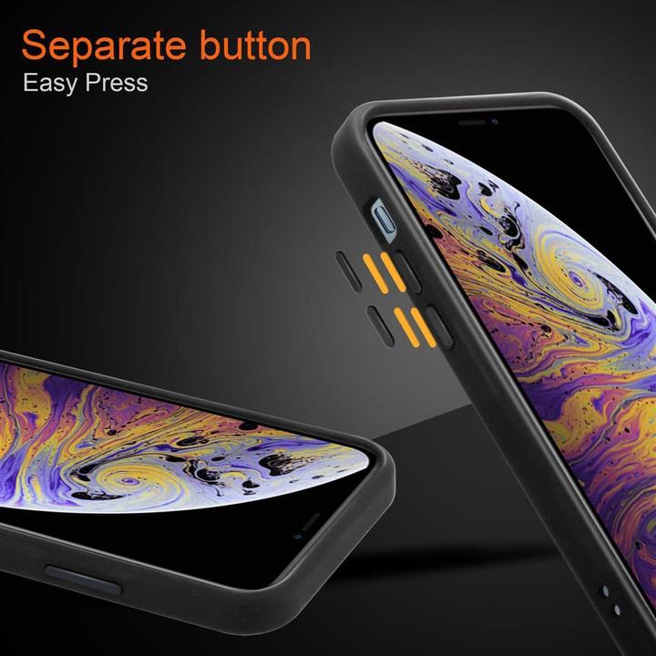 Actual product image Cadorabo Hybrid Matt Cover (Apple iPhone XS Max)