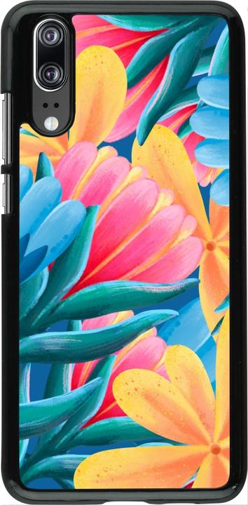 Actual product image PhoneLook Coque Spring 23 colourful flowers (Huawei P20)