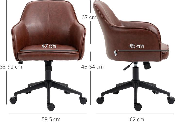 Actual product image Vinsetto Office chair with castors