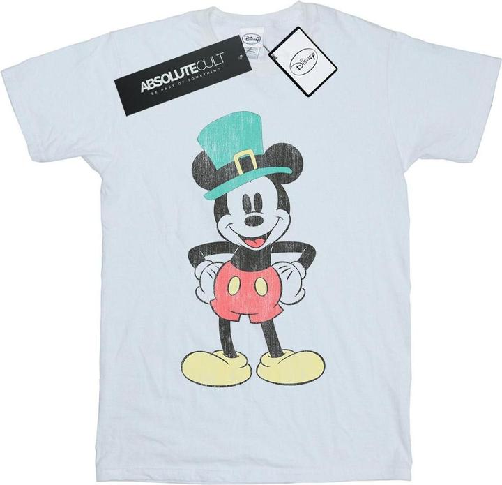 Immagine prodotto Disney Mickey Mouse Leprechaun Hat Maglietta Ampia Donna (XL)