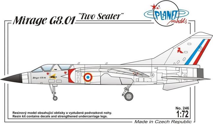 Actual product image Planet Models Dassault Mirage G8-01 France, Modern