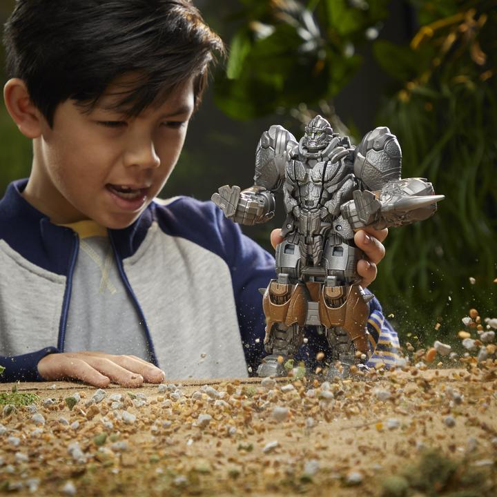 Actual product image Transformers Rise of the Beasts Smash Changer Rhinox