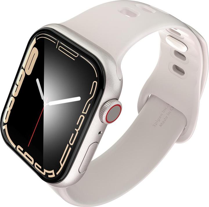 Actual product image Spigen ProFlex EZ FIT Apple Watch 7 45mm 2szt./2pcs AFL04051 Szkło Hybrydowe