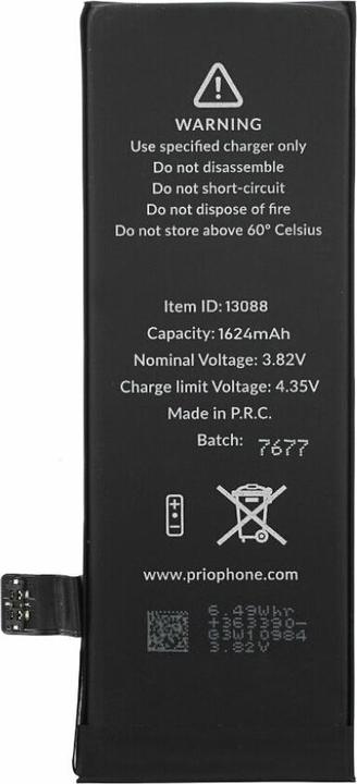 Image du produit prio Batterie pour iPhone SE (APN universel)