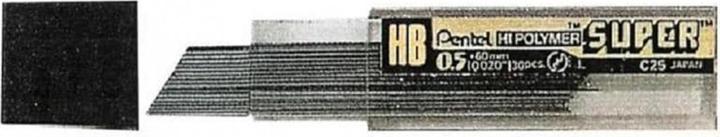 Pentel Mines de crayon Hi-Polymer Super (Recharger, Graphite, 0.50 mm)