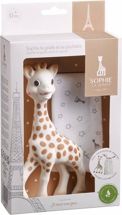 Actual product image Vulli Sophie la girafe with travel bag