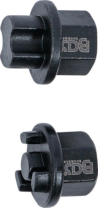 Actual product image BGS Oil Drain Plug Wrench Set for DAF, MAN, Volvo, Scania, Neoplan 2 pcs.