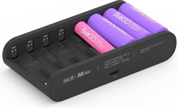 Produktbild Isdt A8 Air (1 Stk., AA, HR03, Ladegerät ohne Akku)