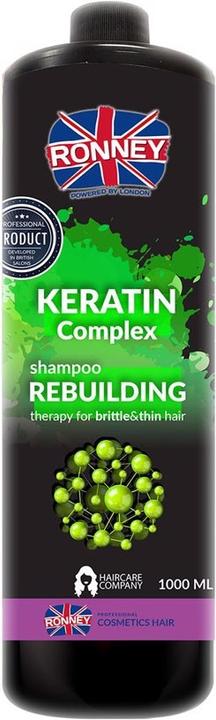 Immagine prodotto Ronney Shampoo ricostruttore con complesso di cheratina (1000 ml, Shampoo liquido)