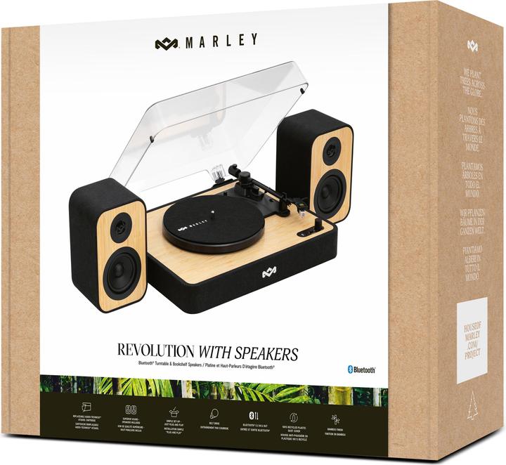 Immagine prodotto House of Marley Revolution Turntable + Lautsprecher (Automaticamente)