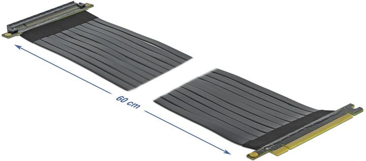 Produktbild Delock PCI-E Riser Karte x16 zu x16 flexibel, 60 cm