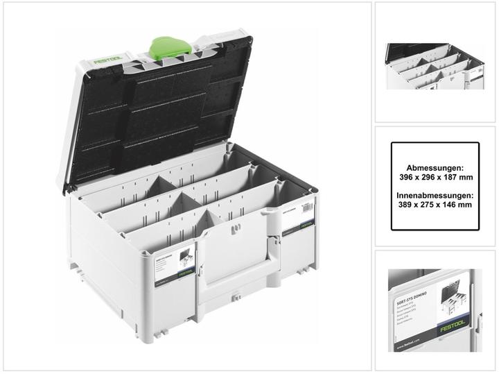 Festool Systainer SORT-SYS3 M 187 Domino