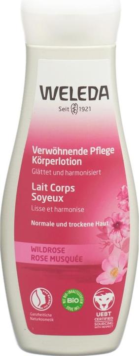 Actual product image Weleda Wild Rose Pampering Care Lotion (Body cream, 200 ml)