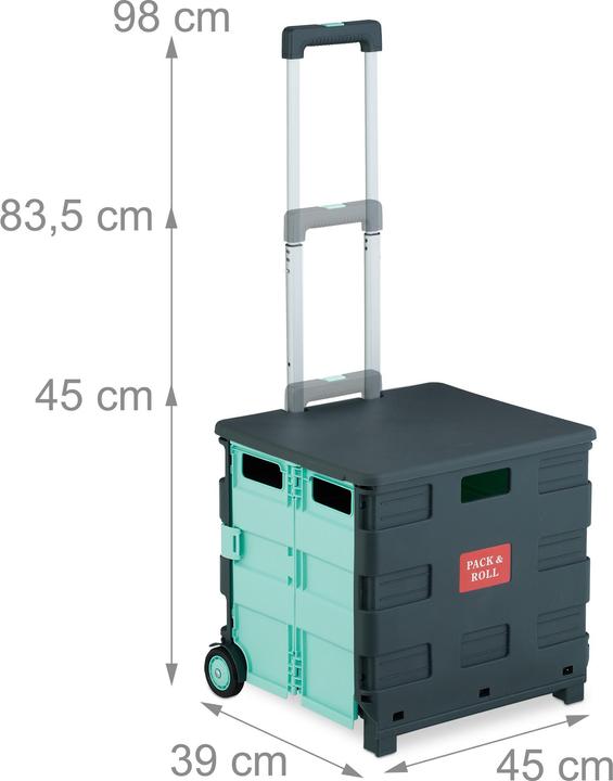 Image du produit Relaxdays Chariot-de-courses