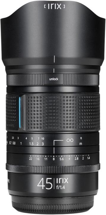 Image du produit Irix 45mm f/1.4 Dragonfly Fuji GFX (Fujifilm GFX, Plein format)
