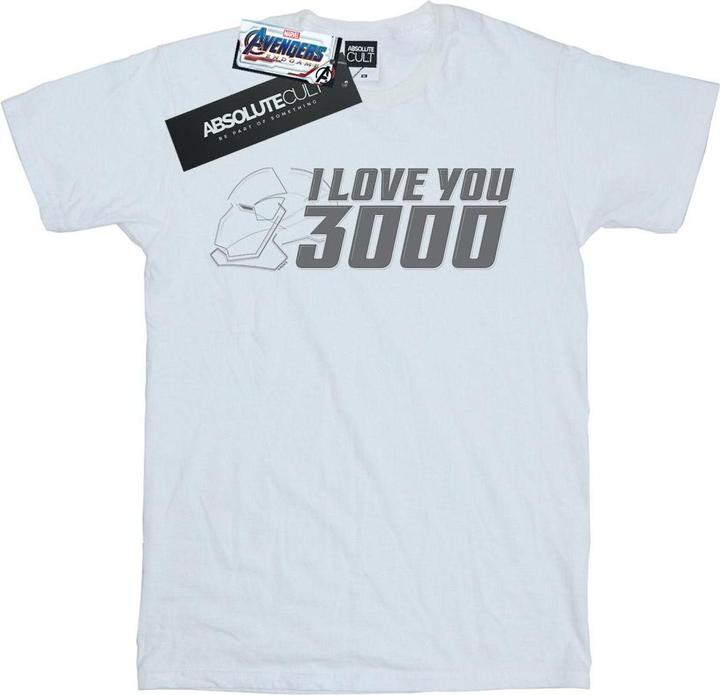 Avengers Endgame I Love You 3000 Helmet TShirt (3XL)