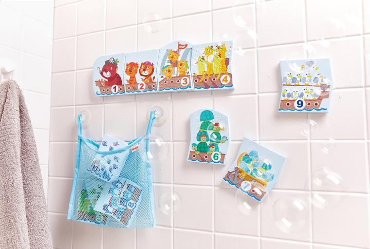 Actual product image Haba Bath Toy Number Puzzle