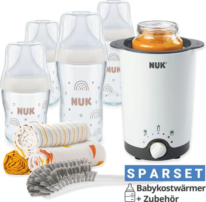 Produktbild NUK Flaschenwärmer & Babykostwärmer Premium Starter-Set 9-tlg. - Babykostwärmer