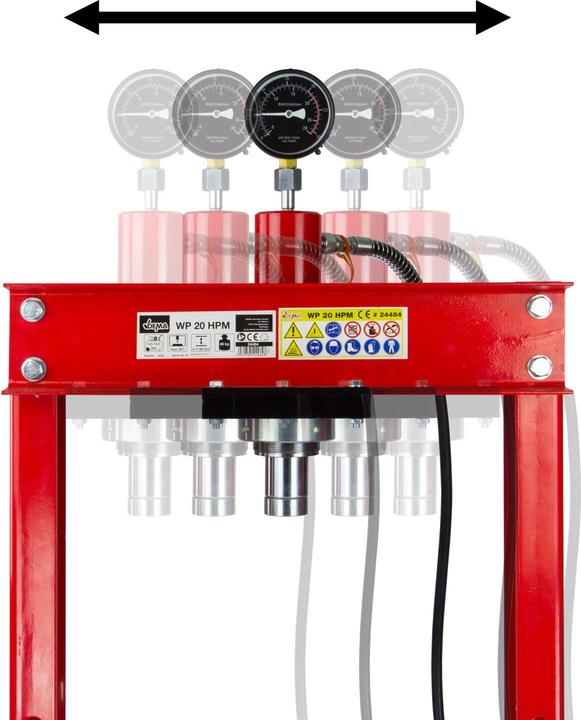 Image du produit Dema Presse d'atelier pneumatique 20t (1130 mm)