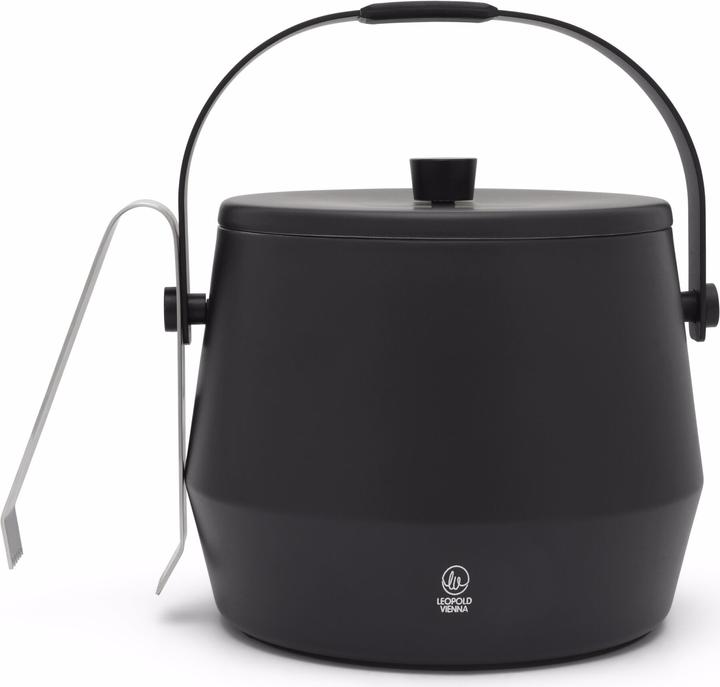 Actual product image Leopold Vienna Ice bucket 1l double wall.black matt