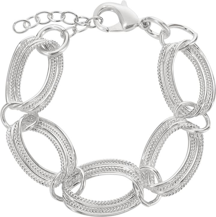 Produktbild Steinkult Armband versilbert "Ruby" (0.20 cm, Messing Sterling versilbert)
