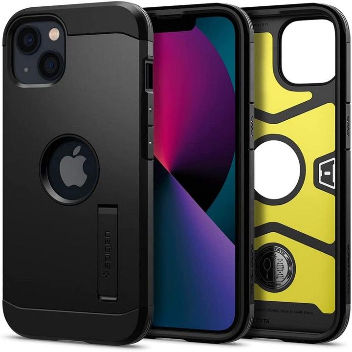 Actual product image Spigen Tough Armor for iPhone 13 Black (Apple iPhone 13)