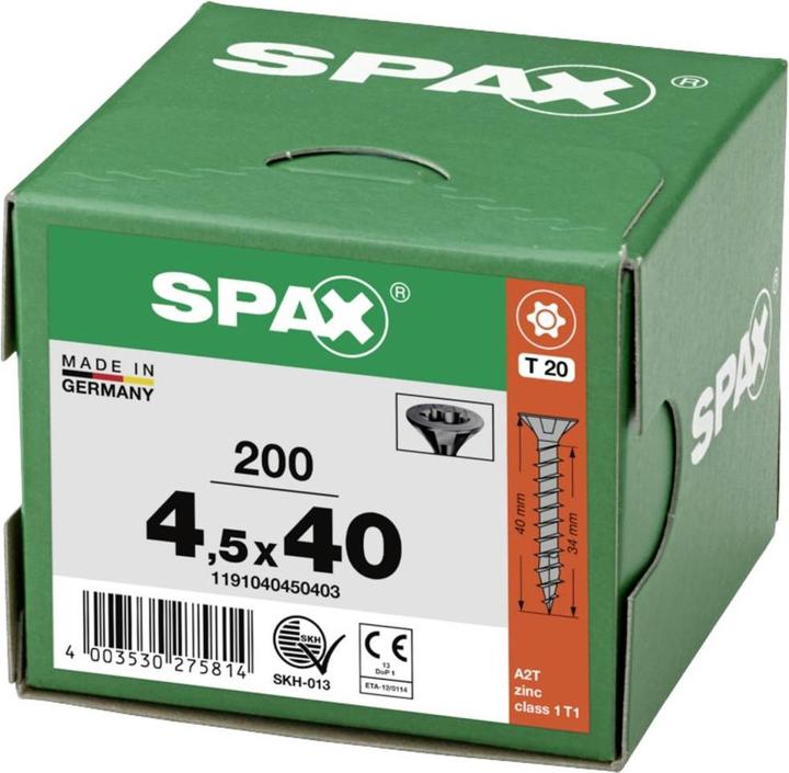 Produktbild Spax Spanplattenschrauben (200 Schrauben pro Stück)