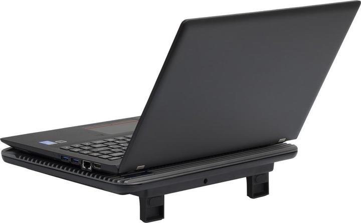 Actual product image Rivacase 5555 silver laptop cooling pad up to 15.6