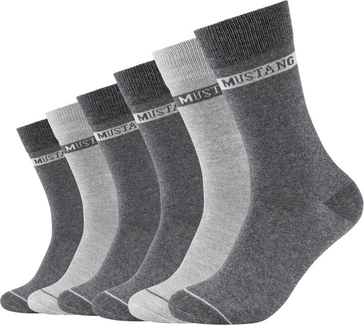 Produktbild Mustang Men true denim organic cotton Socken 6p (6er Pack, 43, 46)