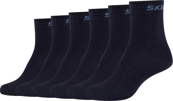 Skechers Boys Mesh Ventilation Socken 6p (6er Pack, 27, 30)