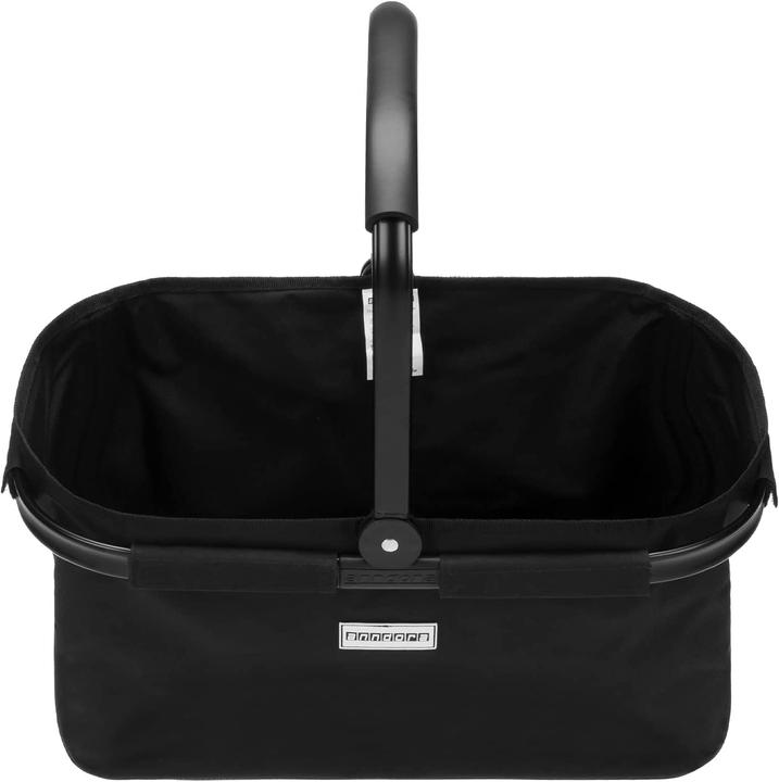 Actual product image Anndora Shopping Basket FULL BLACK 22 litres