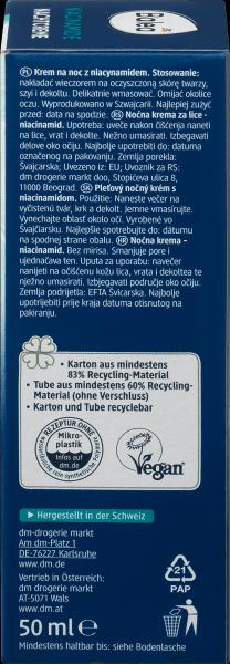 Actual product image dm Balea Niacinamide night cream (50 ml, Night cream)