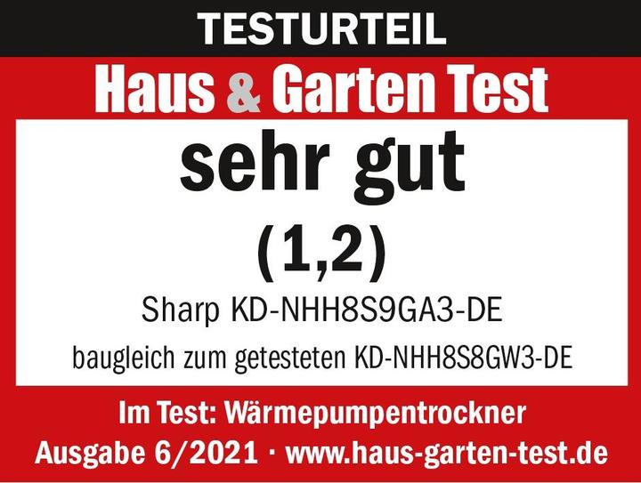 Produktbild Sharp KD-NHH8S9GA3-DE (8 kg, Rechts)