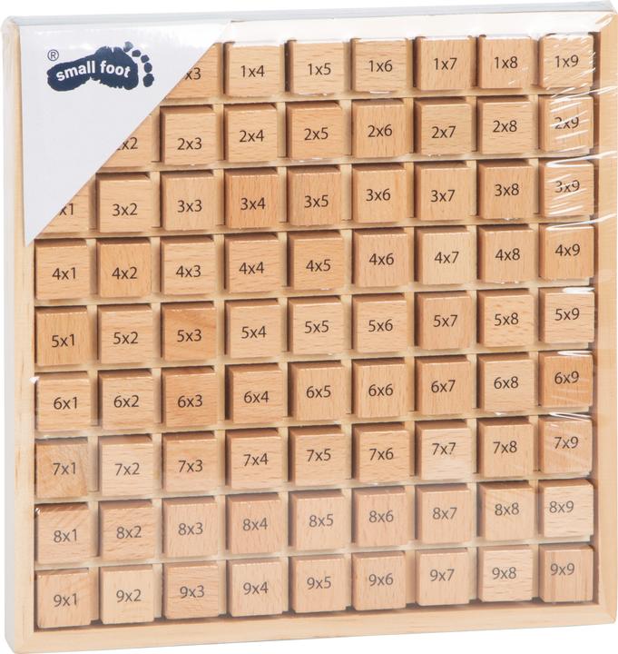 Actual product image small foot Abacus The small 1x1 (German, Italian, French, English, Swiss German)