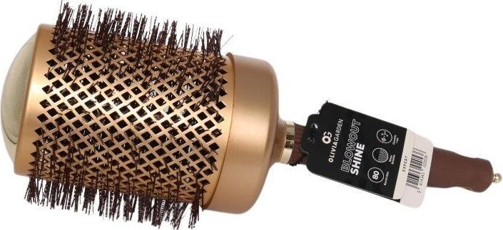 Image du produit Olivia Garden Expert Blowout Shine Poils ondulés Or&Brun 80 mm
